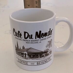 Vintage Cafe Du Monde Mug New Orleans Original French Market Coffee Stand Cup